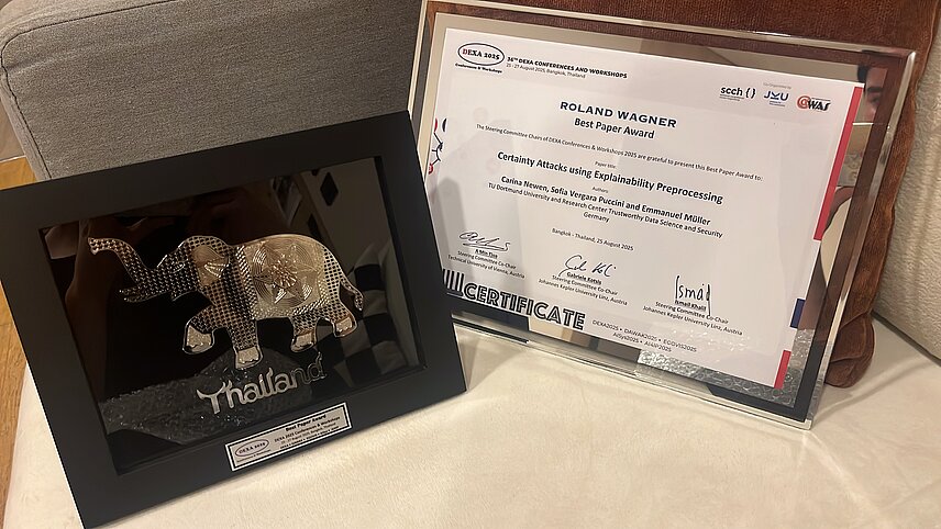 DAWAK 2025 Best Paper Award