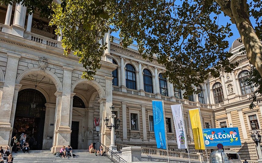 the building of the conference in Vienna