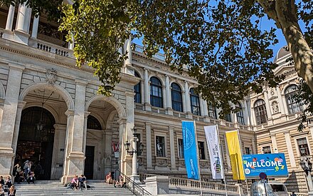 the building of the conference in Vienna